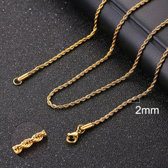 Cuban Chain Necklace for Men and Women