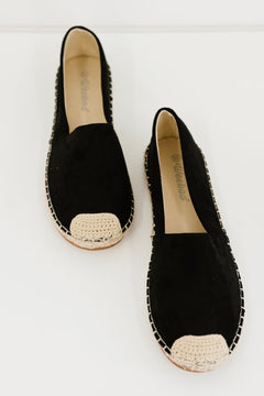 Casual Black Espadrille Shoes