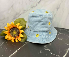 Smiley Face Denim Bucket - Bachelorette Party Hats!