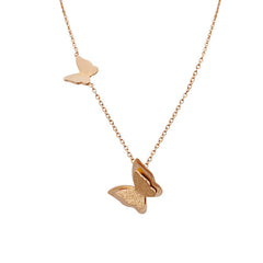 Korean Fashion Butterfly Necklace