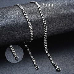 Cuban Chain Necklace for Men and Women