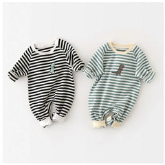 Newborn Baby Striped Rompers