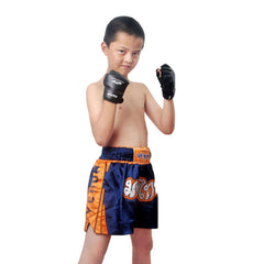 New Leather Half Finger Kids Children Karate Boxing Gloves