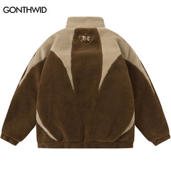 Lambswool Coats Thicken Warm Padded Jackets