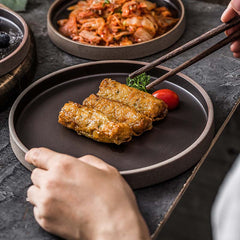 Korean European Japanese-style steak plate dessert plate