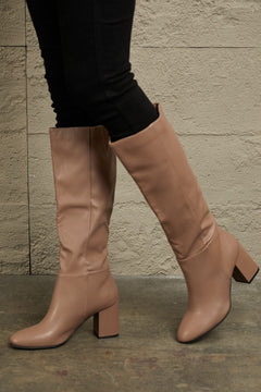 East Lion Corp Block Heel Knee High Boots