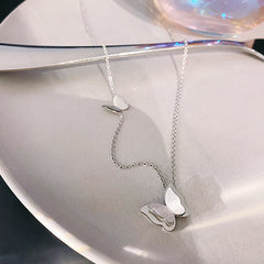 Korean Fashion Butterfly Necklace